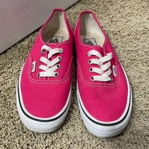 Like new fuchsia vans